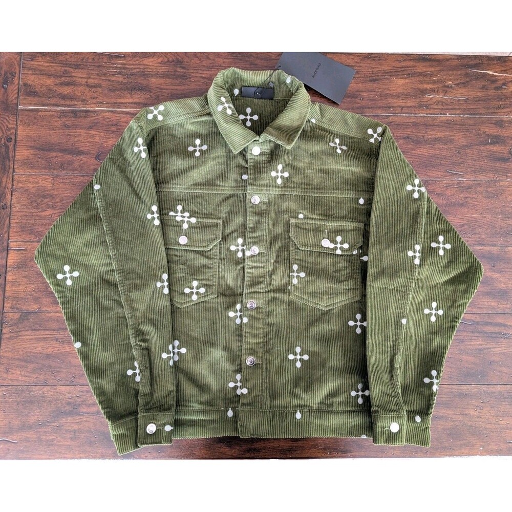 Black Scale- BLVCK SCVLE - Le-Mox Corduroy Jacket - OLIVE - Men's Size M - NWT